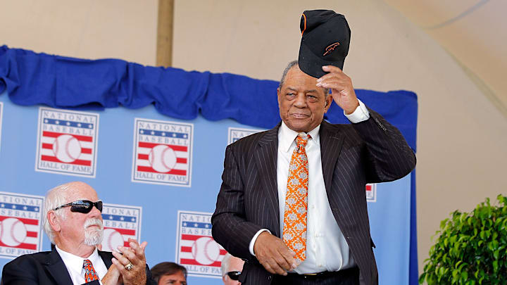 Willie Mays fue destacado como uno de los exjugadores más importantes en la historia del Salón de la Fama 