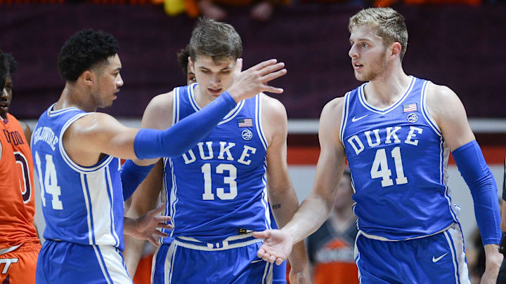 Duke basketball forward Jack White Duke basketball forward Jack White