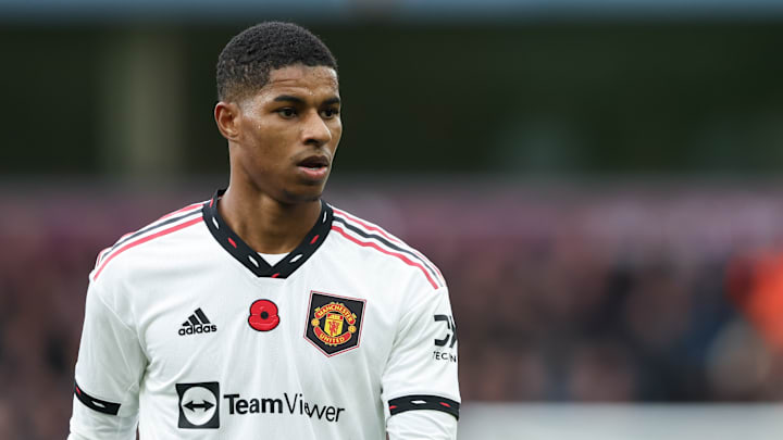 Marcus Rashford battu lors de la dernière rencontre face à Aston Villa