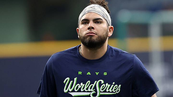 Jonathan Aranda, de los Rays de Tampa Bay Jonathan Aranda, de los Rays de Tampa Bay