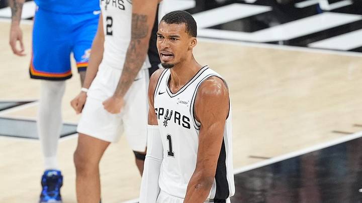 The San Antonio Spurs and center Victor Wembanyama are +300 to win the NBA Finals. The San Antonio Spurs and center Victor Wembanyama are +300 to win the NBA Finals.