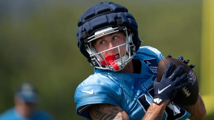 Tennessee Titans wide receiver Mason Kinsey Tennessee Titans wide receiver Mason Kinsey