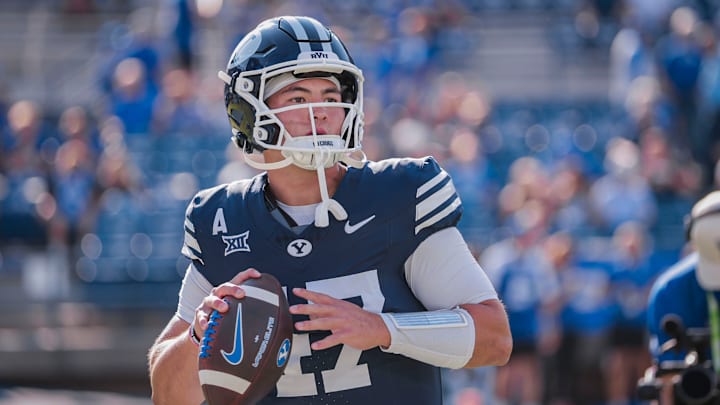 BYU Quarterback Bear Bachmeier against Portland State