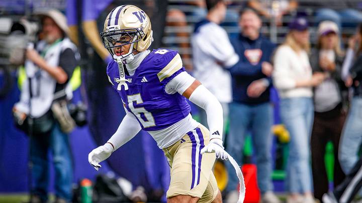 Dylan Robinson is shown in coverage against Utah State. Dylan Robinson is shown in coverage against Utah State.
