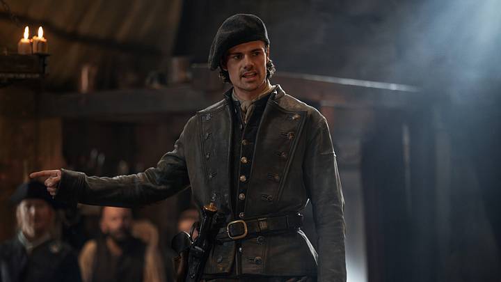 Jamie Roy (“Brian Fraser”) in Outlander: Blood of My Blood season 2 episode 2. Photo credit: Robert Wilson. Jamie Roy (“Brian Fraser”) in Outlander: Blood of My Blood season 2 episode 2. Photo credit: Robert Wilson.