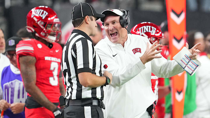 UNLV Rebels head coach Dan Mullen.