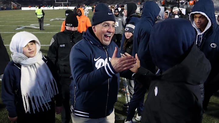 Penn State Nittany Lions head coach James Franklin
