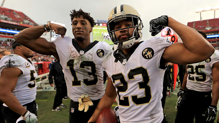 Michael Thomas, Marshon Lattimore, New Orleans Saints