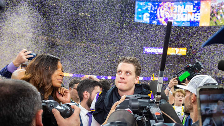 LSU quarterback Joe Burrow after winning the national championship.

ghows-LK-200118810-feac19db.jpg