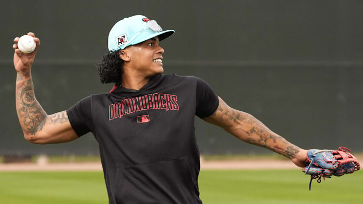 Arizona Diamondbacks outfielder Cristian Pache Arizona Diamondbacks outfielder Cristian Pache