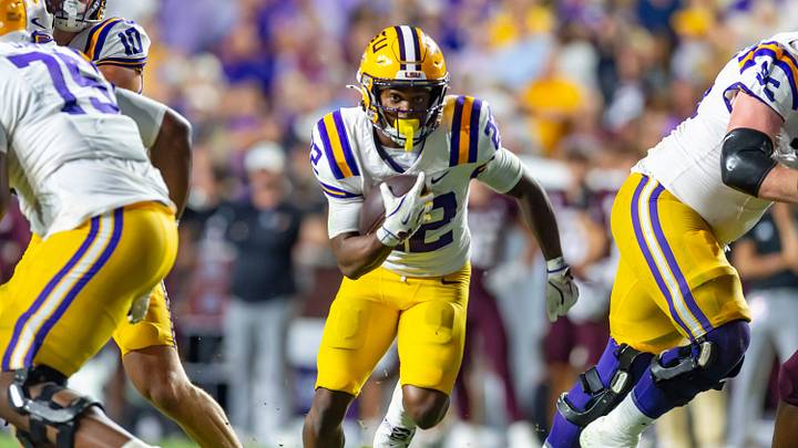 Harlem Berry 22, LSU Tigers take on the Texas A&M Aggies. October 25, 2025; Baton Rouge, Louisiana, USA; at Tiger Stadium. Saturday, Oct. 25, 2025.