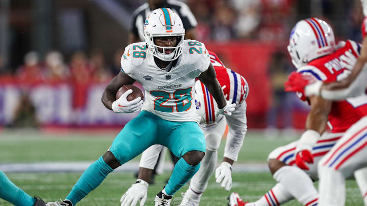 De'Von Achane has become a featured pass-catcher in the Dolphins offense.