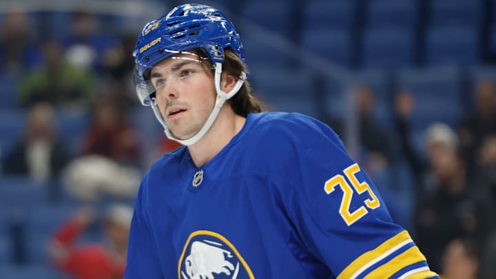 Buffalo Sabres defenseman Owen Power Buffalo Sabres defenseman Owen Power