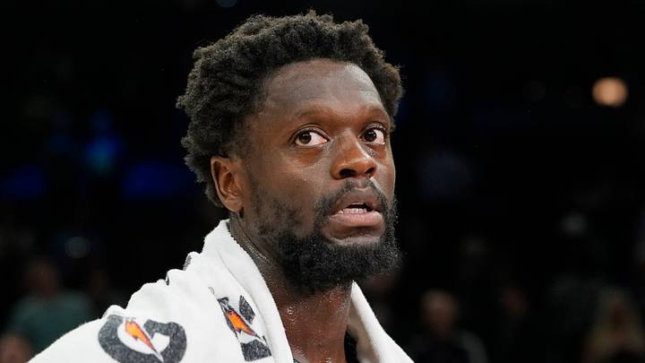 Mar 25, 2026; Minneapolis, Minnesota, USA; Minnesota Timberwolves forward Julius Randle (30) talks with a reporter after the game with the Houston Rockets at Target Center. Mandatory Credit: Bruce Kluckhohn-Imagn Images Mar 25, 2026; Minneapolis, Minnesota, USA; Minnesota Timberwolves forward Julius Randle (30) talks with a reporter after the game with the Houston Rockets at Target Center. Mandatory Credit: Bruce Kluckhohn-Imagn Images
