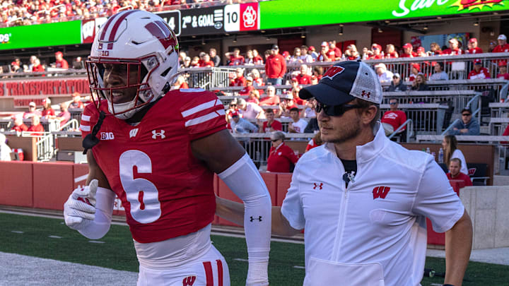 Former Wisconsin Badgers cornerback Xavier Lucas (6) is at the center of a lawsuit against Miami over tampering last winter. Former Wisconsin Badgers cornerback Xavier Lucas (6) is at the center of a lawsuit against Miami over tampering last winter.