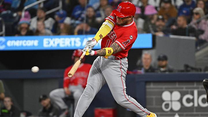 Los Angeles Angels third base Yoan Moncada.