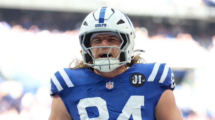Indianapolis Colts tight end Tyler Warren.