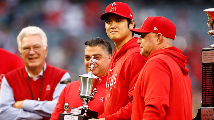 Oakland Athletics v Los Angeles Angels