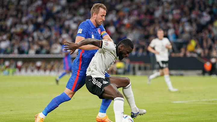 Harry Kane y Antonio Ruediger