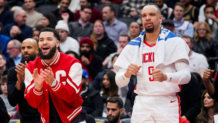 Fred VanVleet and Dillon Brooks are proud Houston Rockets
