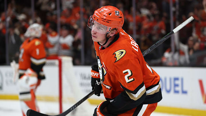 Jackson LaCombe and the Ducks are road underdogs in Edmonton.
