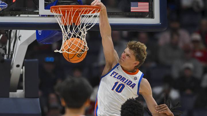 Gators forward Thomas Haugh returned to Florida for his senior season despite considerable NBA Draft hype.