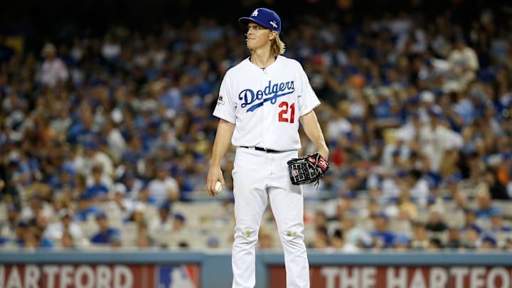 Zack Greinke ya sabe lo que es lanzar con los Dodgers en MLB