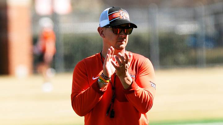 New Oklahoma State Head Coach Eric Morris. New Oklahoma State Head Coach Eric Morris.