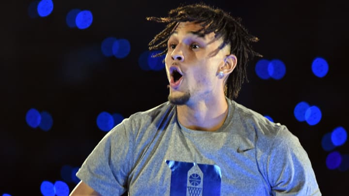 Duke basketball center Dereck Lively II Duke basketball center Dereck Lively II