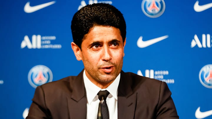 Kylian Mbappe and Nasser Al-Khelaifi - Press Conference