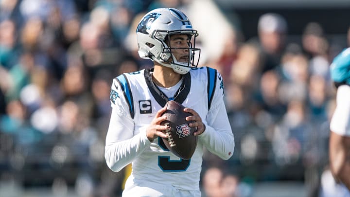 Young struggled in his rookie season after the Panthers made him the top pick in the 2023 draft Young struggled in his rookie season after the Panthers made him the top pick in the 2023 draft