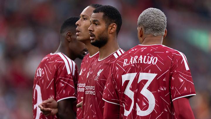Alexander Isak, Virgil Van Dijk, Cody Gakpo, Ronald Araujo, Liverpool Alexander Isak, Virgil Van Dijk, Cody Gakpo, Ronald Araujo, Liverpool