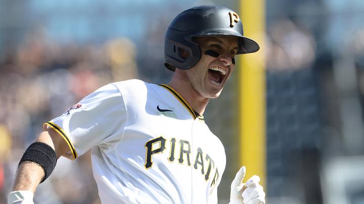 May 30, 2026; Pittsburgh, Pennsylvania, USA; Pittsburgh Pirates left fielder Jake Mangum (28) reacts as he circles the bases on a solo home run against the Minnesota Twins during the second inning at PNC Park. Mandatory Credit: Charles LeClaire-Imagn Images May 30, 2026; Pittsburgh, Pennsylvania, USA; Pittsburgh Pirates left fielder Jake Mangum (28) reacts as he circles the bases on a solo home run against the Minnesota Twins during the second inning at PNC Park. Mandatory Credit: Charles LeClaire-Imagn Images