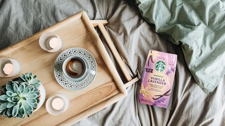 Vanilla Lavender coffee