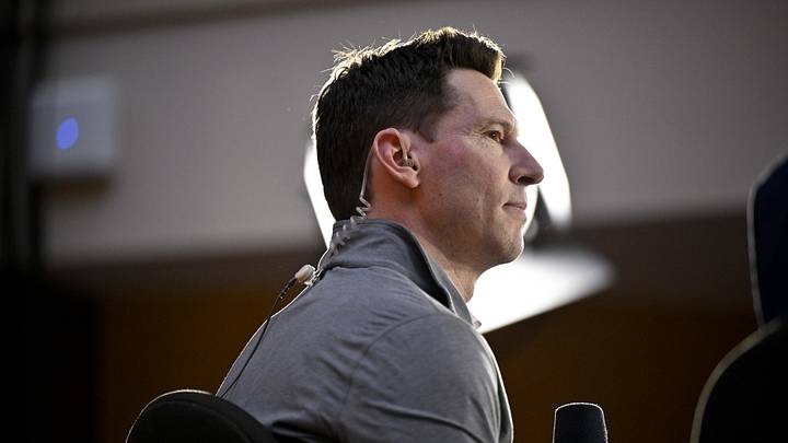 Dec 9, 2024; Dallas, TX, USA; Boston Red Sox chief baseball officer Craig Breslow speaks with the media
at the Hilton Anatole during the 2024 MLB Winter Meetings. Mandatory Credit: Jerome Miron-Imagn Images Dec 9, 2024; Dallas, TX, USA; Boston Red Sox chief baseball officer Craig Breslow speaks with the media
at the Hilton Anatole during the 2024 MLB Winter Meetings. Mandatory Credit: Jerome Miron-Imagn Images