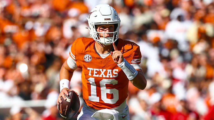 Texas Longhorns quarterback Arch Manning took a big step forward during the second half of the 2025 season.