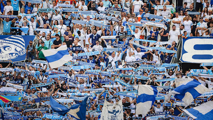 Les tribunes du Stade Vélodrome