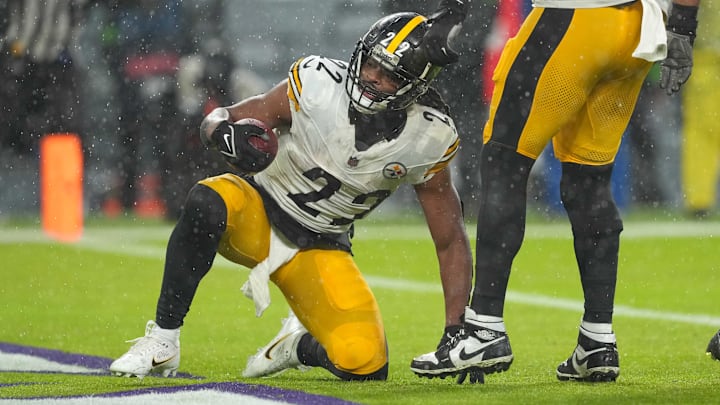 Pittsburgh Steelers  running back Najee Harris (23)