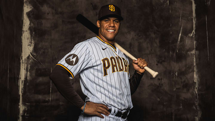 Juan Soto juega como jardinero para los Padres de San Diego