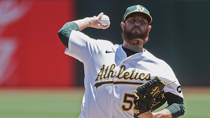 Oakland Athletics pitcher Paul Blackburn