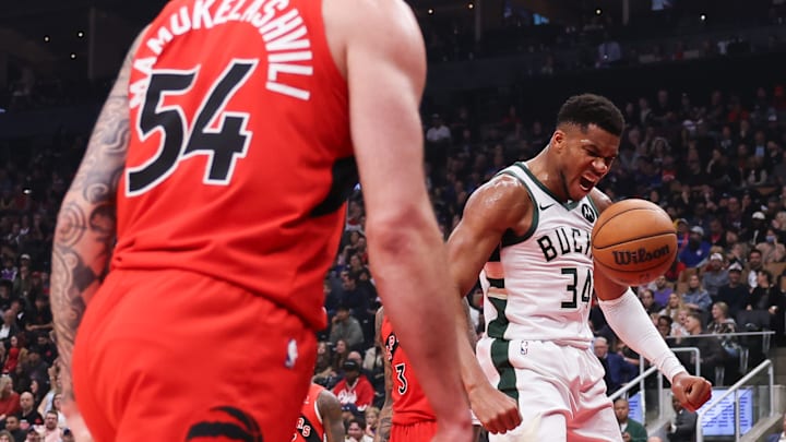Milwaukee Bucks v Toronto Raptors Milwaukee Bucks v Toronto Raptors