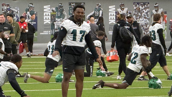 Linebacker Nakobe Dean may have had his final practice with the Eagles.