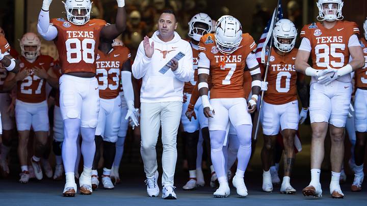 Dec 21, 2024; Austin, Texas, USA; Texas Longhorns head coach Steve Sarkisian