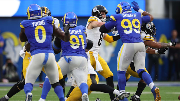 Aaron Donald, Kobie Turner, Byron Young, Los Angeles Rams