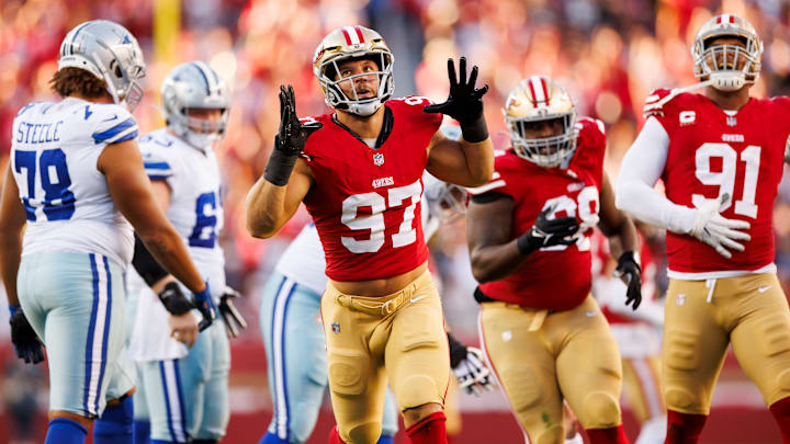 San Francisco 49ers defensive end Nick Bosa (97)