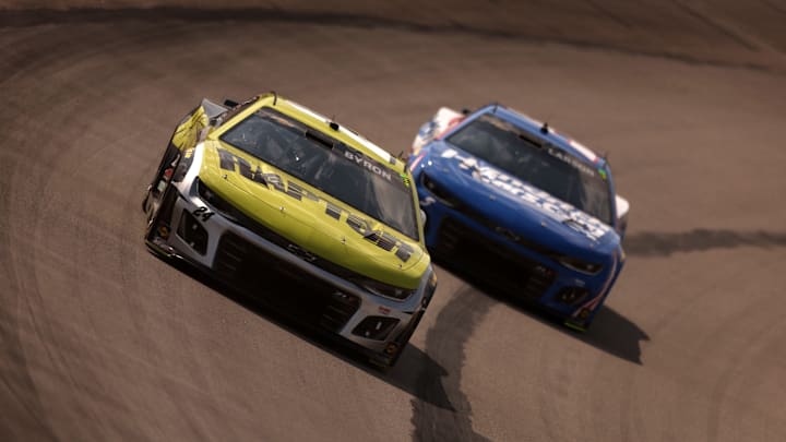 William Byron and Kyle Larson, Hendrick Motorsports, NASCAR Cup Series