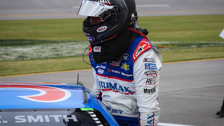 Zane Smith captured his first career NASCAR Cup Series pole on Saturday at Talladega Superspeedway. Zane Smith captured his first career NASCAR Cup Series pole on Saturday at Talladega Superspeedway.