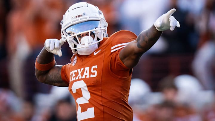 Texas Longhorns wide receiver Matthew Golden dealt with an injury during the playoff game against Ohio State. Texas Longhorns wide receiver Matthew Golden dealt with an injury during the playoff game against Ohio State.
