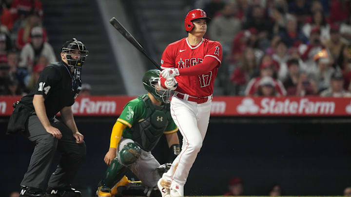 Los Angeles Angels designated hitter Shohei Ohtani