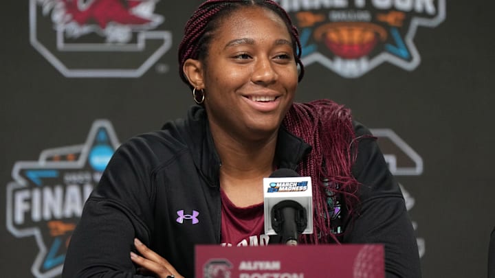 South Carolina basketball legend Aliyah Boston